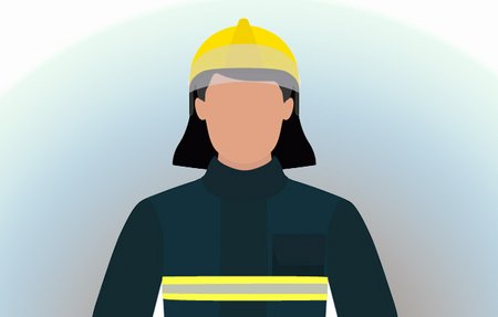 Beispielbild eines Feuerwehrmitglieds